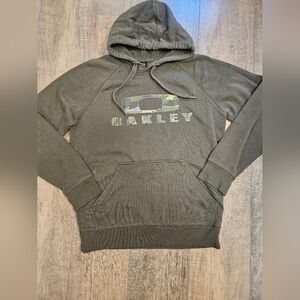 Oakley Men's Olive Hoodie with Logo